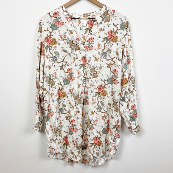 H&M x GP & J Baker Floral Tunic Dress - Picture 2 of 9
